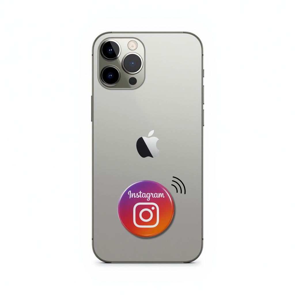Instagram NFC Sticker – Share Social Media With Just a Tap