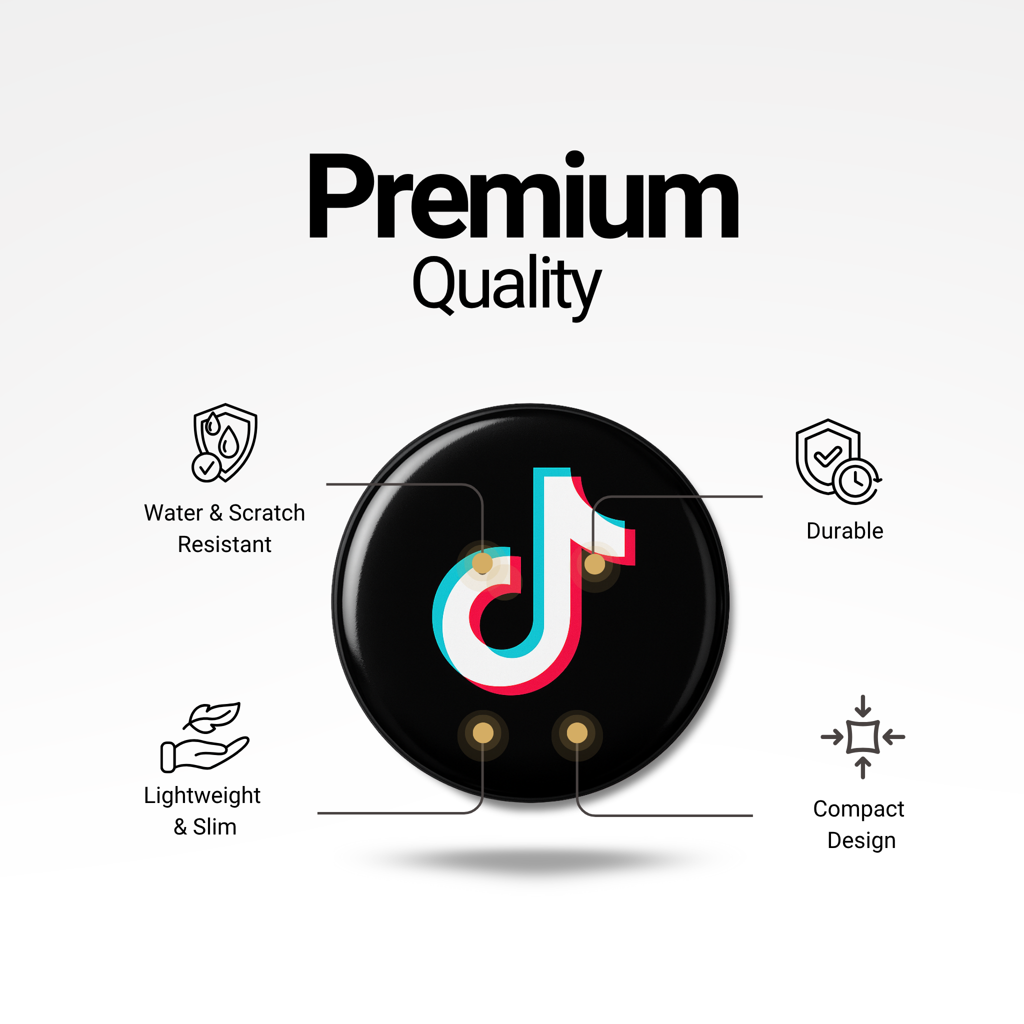 TikTok NFC Sticker –Share Social Media With Just a Tap