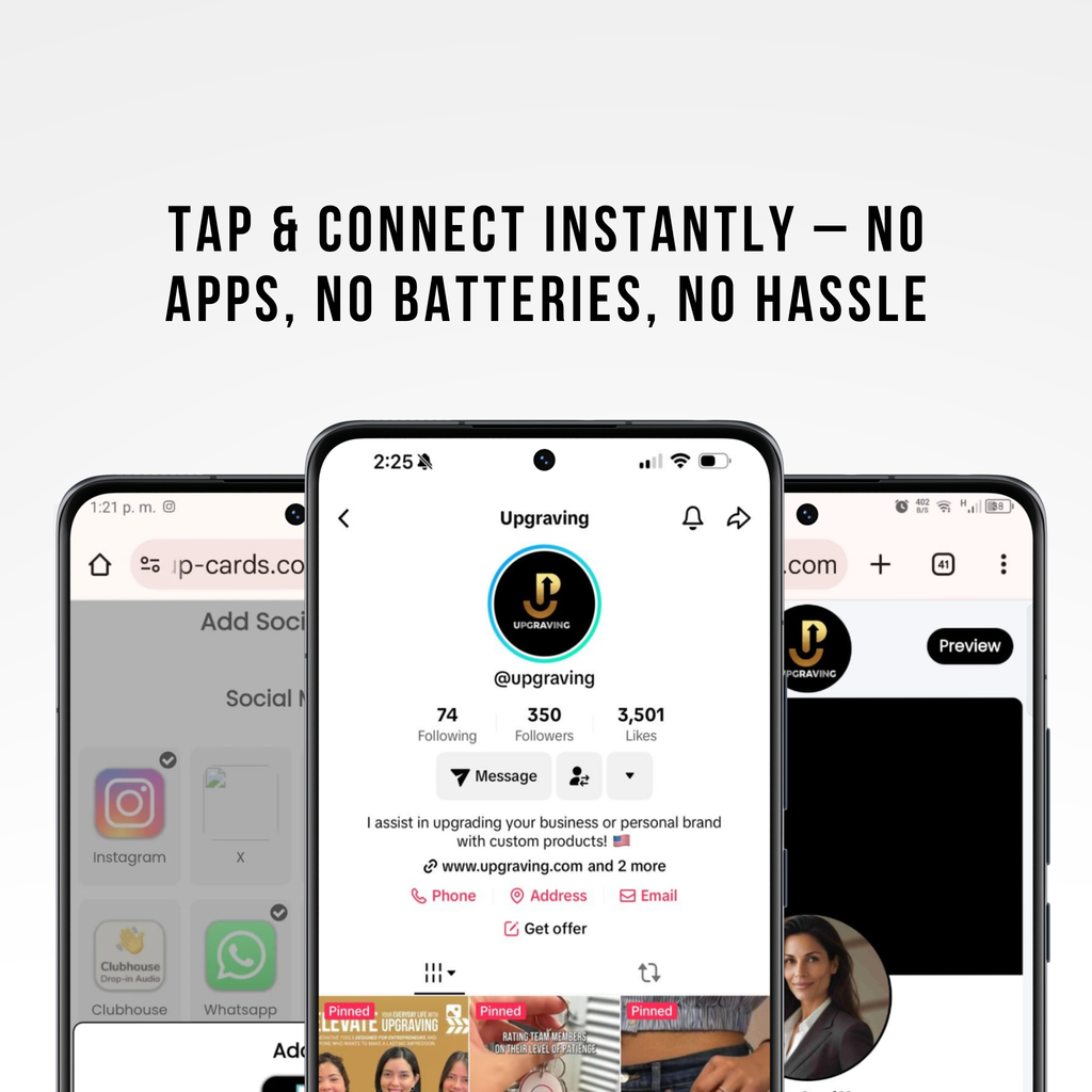 TikTok NFC Sticker –Share Social Media With Just a Tap