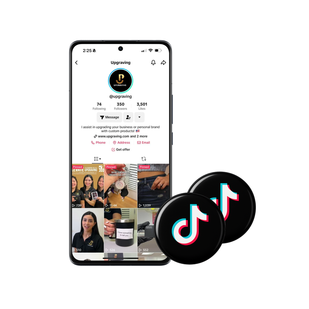 TikTok NFC Sticker –Share Social Media With Just a Tap