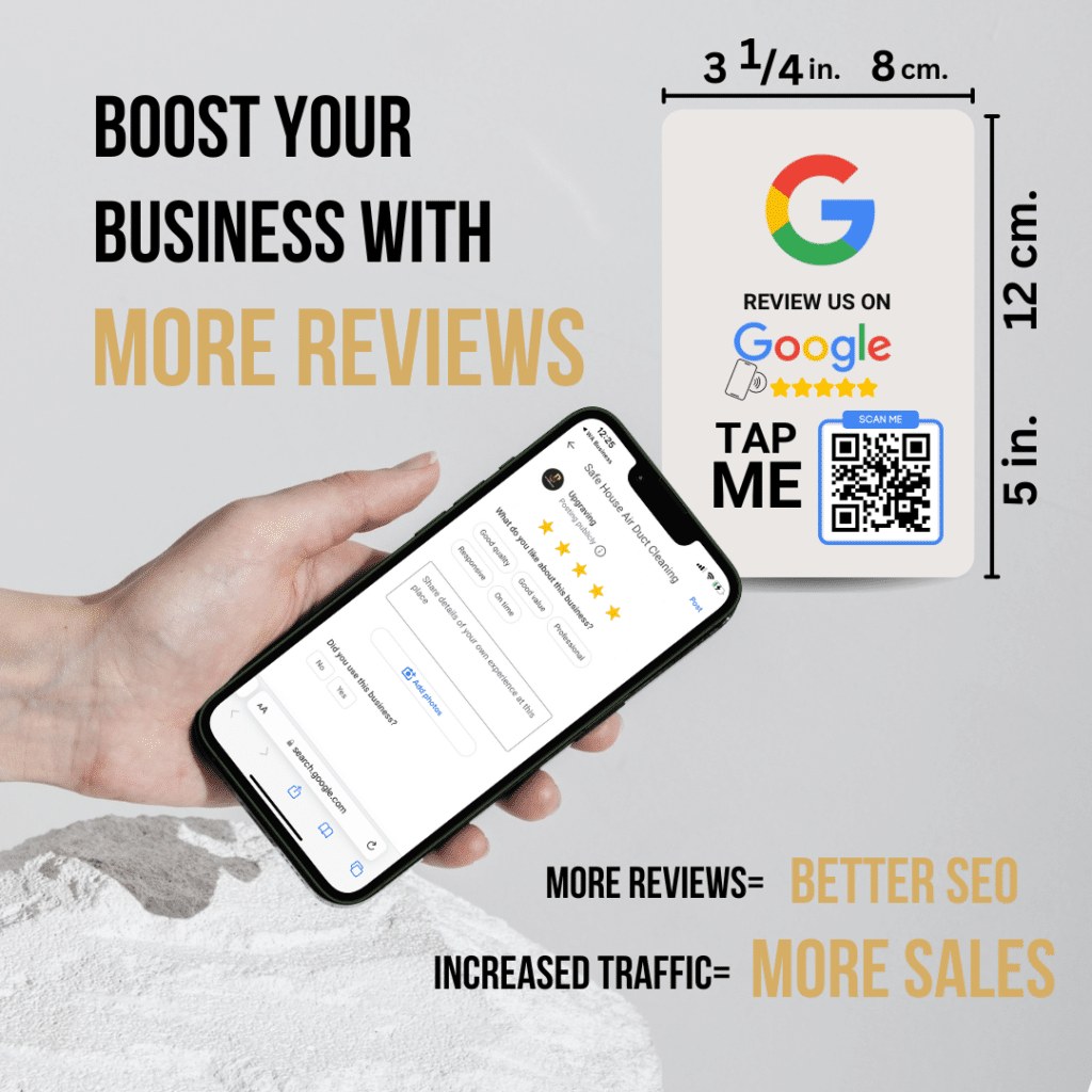 Google Review NFC Tap Sticker – Instant Reviews