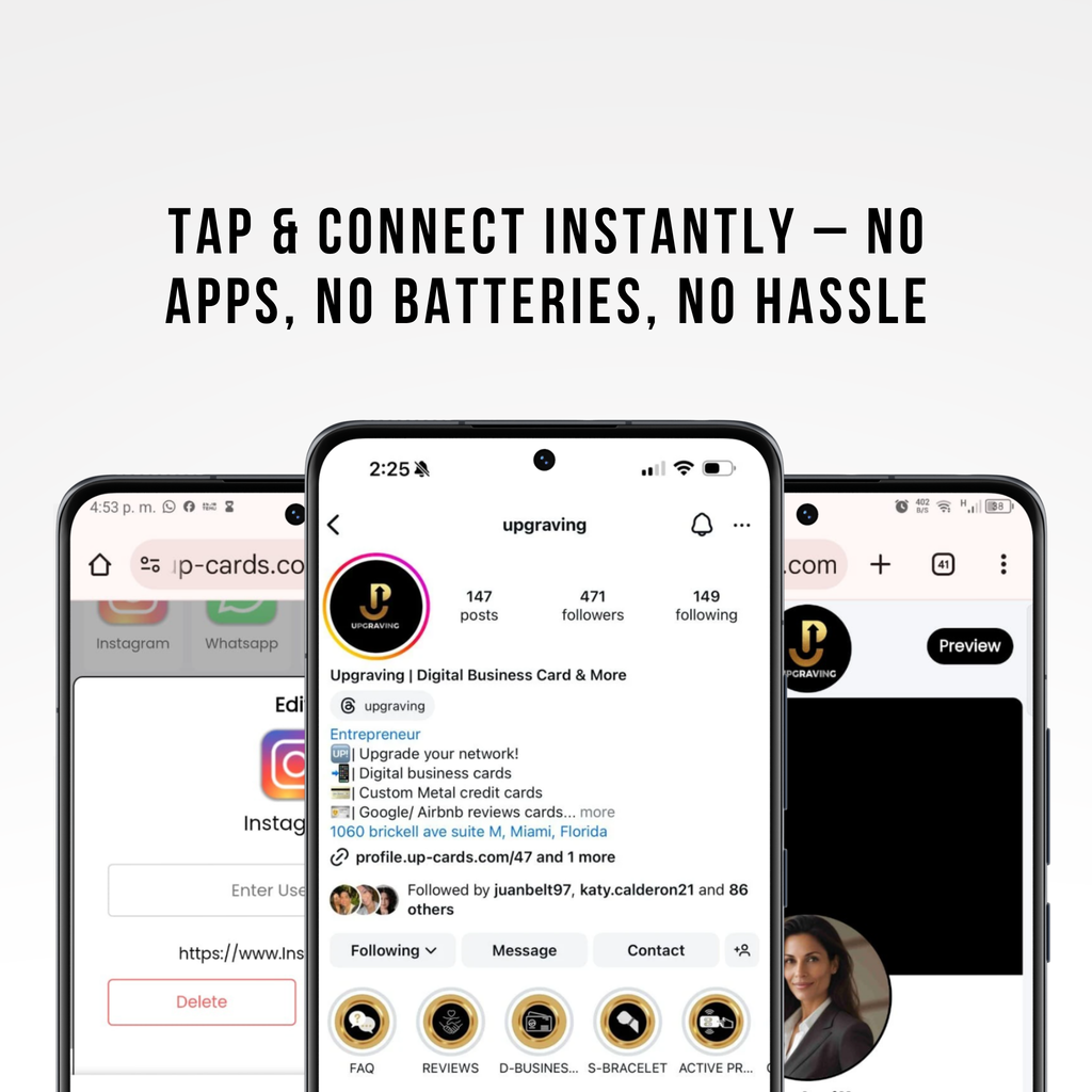 Instagram NFC Sticker – Share Social Media With Just a Tap