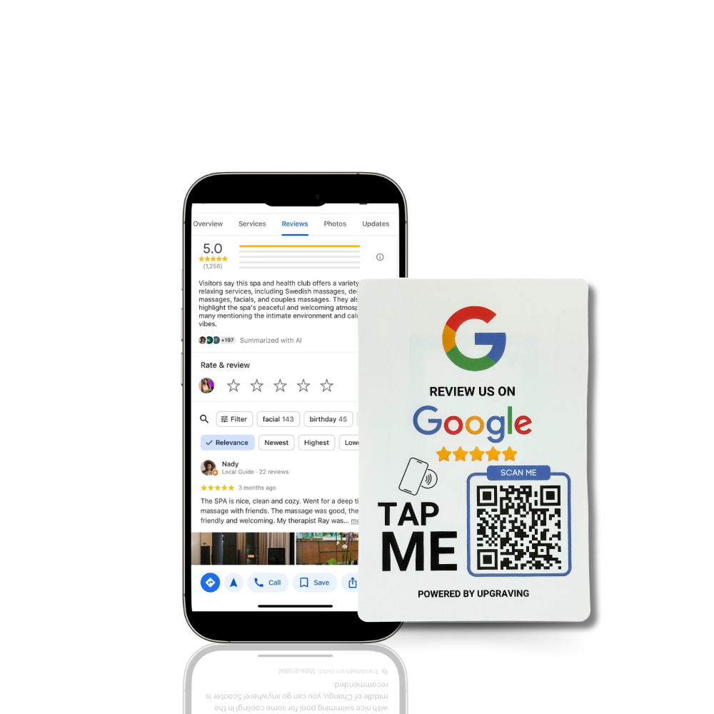 Google Review NFC Tap Sticker – Instant Reviews